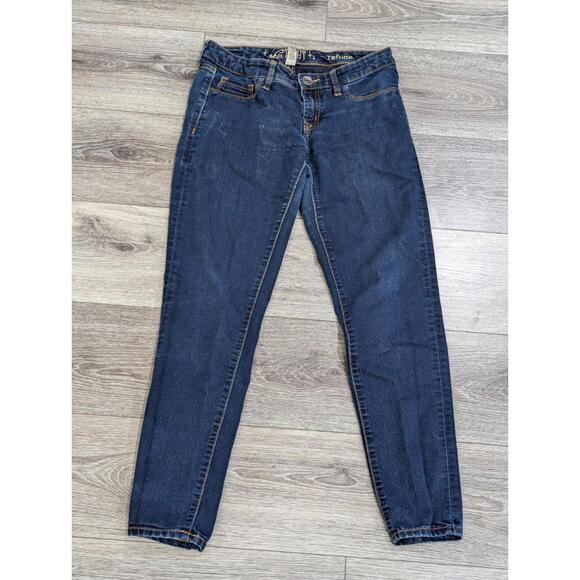 refuge DKIN TIGHT DARK WASHED LEGGING JEANS Size 8 - Picture 1 of 15